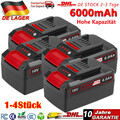 1- 4 Stück 6.0Ah Ersatzakku Für Einhell 18V Akku POWER X-CHANGE Lithium PXC Tool