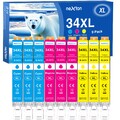 1-9er XL Kompatible Patronen für Epson 34XL WorkForce Pro WF-3725 DWF WF-3720 DW