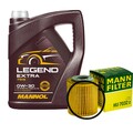 MANN-FILTER Ölfilter 5 L MANNOL Legend Extra 0W-30 für Ford Tourneo