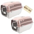 2x Transportbox IATA Flugbox Flugzeug Hundebox Hunde Tier Transportbox Hund Gr.L