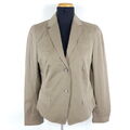 Windsor Sommer-Blazer Damen Gr. 40 Grau Baumwolle Stretch Business Jacke