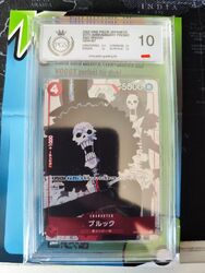 One Piece Card Game Brook OP01-022, 25th Japanisch  PGS 10