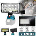 LED Arbeitsleuchte Baustrahler Handstrahler 7 Zoll für Makita Li-ion Akku 18V 90