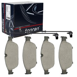 TOPRAN BREMSBELÄGE SATZ VORDERACHSE passend für AUDI A6 A7 | 115 101