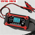 10A Autobatterie Ladegerät Intelligentes Batterieladegerät 12V/24V KFZ PKW LKW