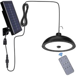 SOLAR LED HÄNGELAMPE SOLARBETRIEBENE PENDELLEUCHTE INDUSTRIE MIT FERNBEDIENUNG