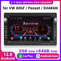 Für VW Passat B5 Golf 4 Sharan T5 2G+64G Android12 Carplay Autoradio GPS Navi BT