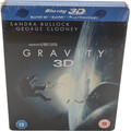 Gravity SteelBook Blu-ray 3D + 2D Zavvi Sandra Bullock, George Clooney 2013 Frei
