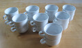 1  x  Thomas Hotel Trend weiß stapelbar Tasse Kaffeetasse Rillenmuster 0,16 L.