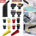 15 Stück Düsenbürsten Zubehör Für KARCHER Dampfreiniger SC1 SC2 SC3 SC4 SC5 NEU