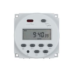 LCD Digital Zeitschaltuhr Programmierbar Timer Gut AC/DC,12V 16A Zeit Relais