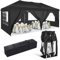 Falt Pavillon 3x6m/3x3m/2.2x2.2m Gartenpavillon Partyzelt Wasserdicht Festzelt