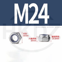 Stopmuttern Sicherungsmutter Selbstsichernde Muttern A2 V2A Edelstahl M2 bis M30