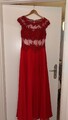 Ballkleid Abendkleid Brautjungfernkleid Damen Rot Gr. 38