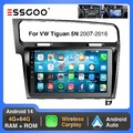 Android 14 Auto 4+64G CarPlay Autoradio GPS BT RDS Für VW Golf VII MK7 2013-2017