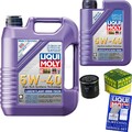 INSPEKTIONSKIT FILTER LIQUI MOLY ÖL 6L 5W-40 für Opel Meriva Astra G CC F48_