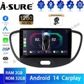 Android 14 2+32G Autoradio Für Hyundai i10 2007-2013 KAM Apple Carplay Navi WIFI