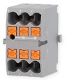 Phoenix Contact PTFIX 6x2,5 GY Verteilerblock, Grundklemme, Push-in, 6-Polig, gr