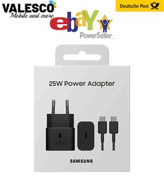 Original Samsung 25W Schnellladegerät Netzteil USB-C zu USB-C