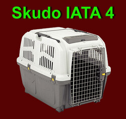 Hunde Katze Transportbox ❤️ SKUDO IATA 4 ❤️ Urlaub Reise Flugbox Hundebox