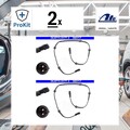 2x ORIGINAL® Ate Sensor, Raddrehzahl Vorne passend für Renault Megane II