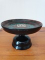 Kleines japanisches Vintage Stand Tablett aus Bakelit ? 10x15 cm