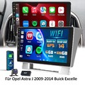 DAB+ 6+128G 8 Kern Carplay Für Opel Astra J 2009-14 Android 14 Autoradio GPS KAM