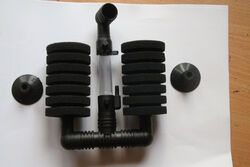 Luftheber,Aquarium,Biofilter,Aufzucht,Schwammfilter,Garnelenfilter