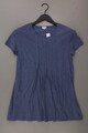 hessnatur T-Shirt Classic Shirt für Damen Gr. 40, M Kurzarm blau aus Baumwolle