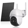 4MP Outdoor FUNK WLAN WIFI IP KAMERA AUßEN Set ÜBERWACHUNGSKAMERA Solar Energie