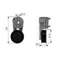 Gates Spannrolle, Keilrippenriemen T38163 für JEEP
