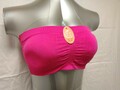 Bandeau Bustier Top Polster BH Stretch rosa petrol blau grün Gr. S M L XL