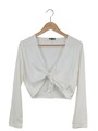STREET ONE Bolero Damen Jacke Gr. DE 42 wollweiß Casual-Look