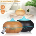 550ML Ultraschall Luftbefeuchter Aroma Diffuser 7 LED-Licht Humidifier Diffusor