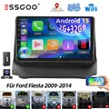 DAB+ Android15 Autoradio Carplay AI Für Ford Fiesta 2009-2014 GPS Navi KAM 2+32G