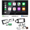 JVC KW-M560BT Autoradio Apple CarPlay Android für Toyota Yaris ab 2014 schwarz