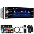Autoradio 1DIN 5.1" IPS Bldschirm Wireless Apple Carplay Android Auto AM FM RDS