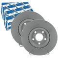 2X JURID BREMSSCHEIBEN VORNE 280mm BELÜFTET PASSEND FÜR CHRYSLER NEW PT |