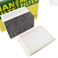 2x MANN FILTER Innenraumfilter Aktivkohle Partikelfilter für MERCEDES W205 W213
