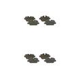 2x Bosch 0 986 494 461 Bremsbelagsatz Scheibenbremse Hinten für MINI R60 R61
