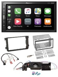 Pioneer USB Lenkrad DAB 2DIN Bluetooth Autoradio für VW Passat Polo Scirocco Sha