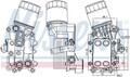 91311 NISSENS Ölkühler, Motoröl für AUDI,SEAT,SKODA,VW