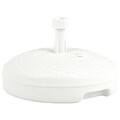 Sonnenschirmständer Sand/Wasser 20 / 16 L Kunststoff BalkonSchirmständer Braun