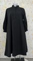 Odeeh Kleid Damen Baumwolle mit Taschen Gr. 36 Schwarz Designerstück