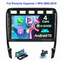 9 Zoll Für Porsche Cayenne 2002-2010 KAM Android 13 4+64G CarPlay Autoradio Navi