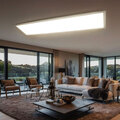 Panel Aufbaulampe Deckenleuchte LED Wohnzimmerleuchte weiß Flurlampe L 120 cm