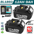 Für Makita Akku 18V 9,0AH 6AH BL1860B BL1850B BL1830 BL1820 LXT Lithium Batterie