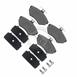 A.B.S. 37010 Bremsbelagsatz, Scheibenbremse Vorderachse passt für Audi A4