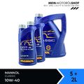 Mannol Classic 10W-40 VW Mercedes Renault Peugeot 5+2 Liter = 7 Liter