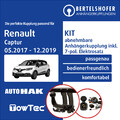 Für RENAULT Captur I Typ J5/ H5 05.2017-12.2019 AHK abn +7pol spez. E-Satz TOP